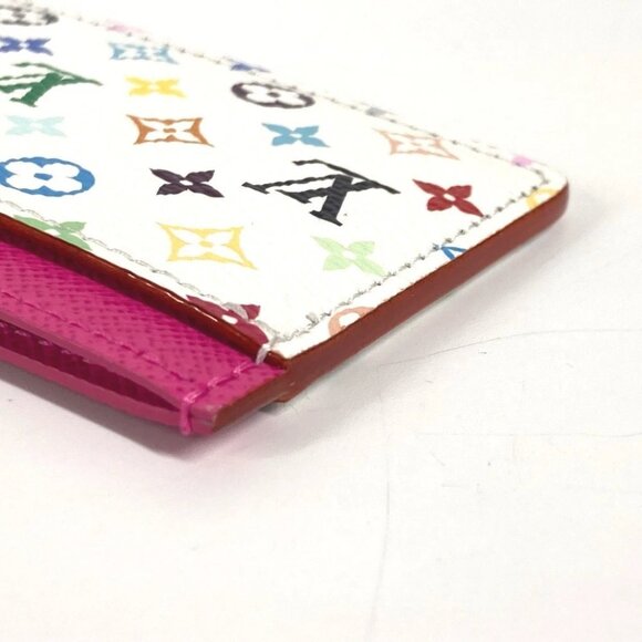 LOUIS VUITTON M13403 Takashi Murakami Porte Cult-Simple Card Holder Case Unused - Picture 4 of 11
